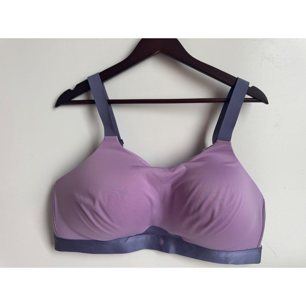 ThirdLove Kinetic Impact High Intensity Sports Bra Purple Slate Blue 42E‎ NEW